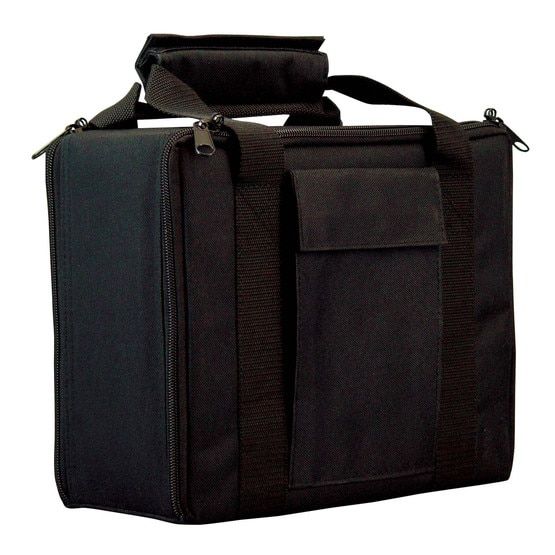 Bulldog Cases Hard-Sided Nylon Quad Pistol Case - Black has room for up to 4 pistols
